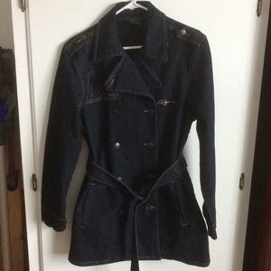 Fubu black denim jacket